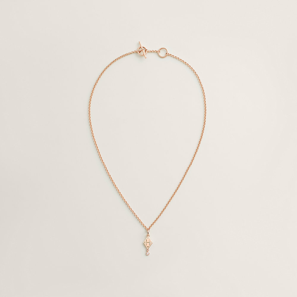 【国内発送】Pendant Amulettes Hermes Ex-Libris HERMES Amulettes Ex-Libris Pendant Necklace 925 Sterling